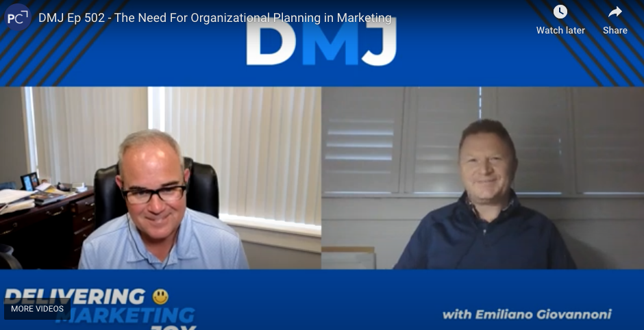 Lessons from DMJ: The Need For Organizational Planning in Marketing